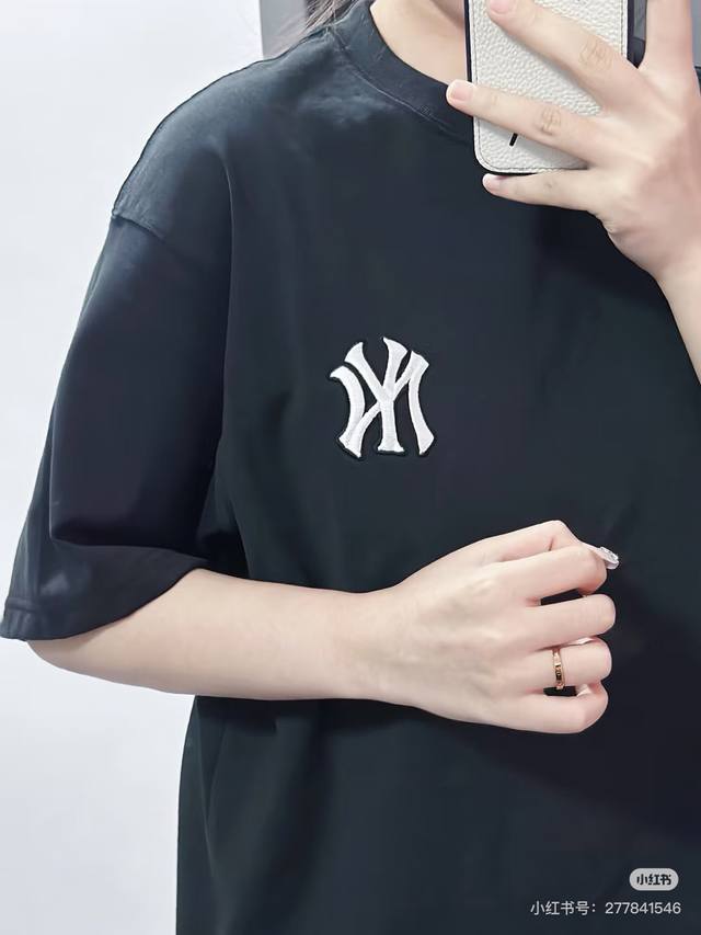 for [High version] Mlb Ny Yankees chest embroidered short sleeves Ny new printed