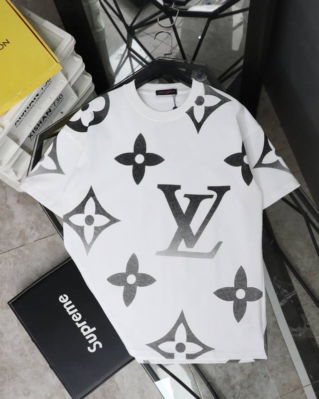 for Louis Vuitton Lv 25Ss new classic old flower letter gradient logo full print