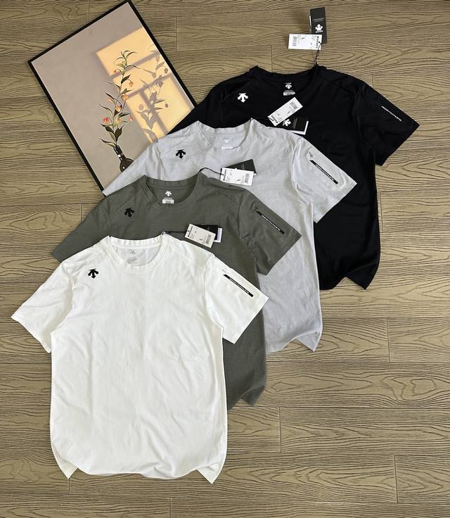 Descente quick-drying Polo shirt for men and women in summer, sports casual lape