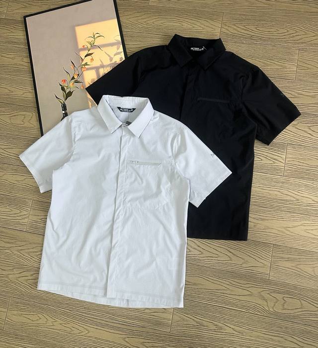 Arc'teryx Arc'teryx Summer Skyline Ss Shirt Breathable Stand Collar Shirt Two-co