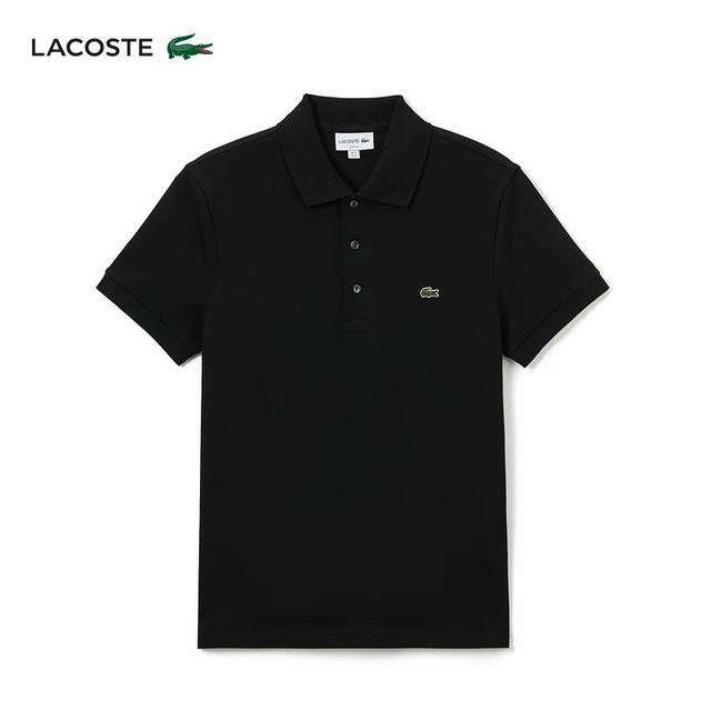 Lacoste crocodile classic basic style short-sleeved Polo shirt with a small logo
