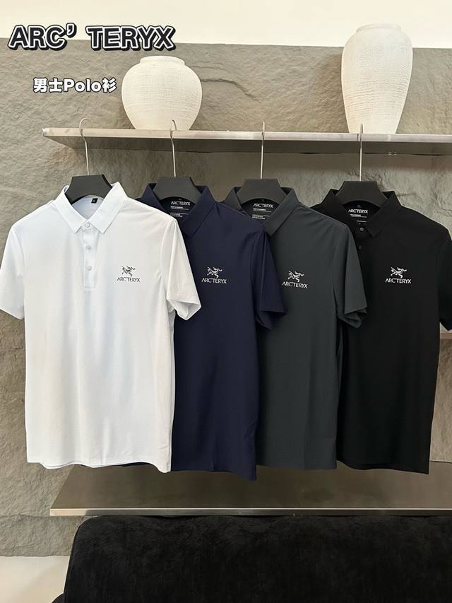 Arcteryx Arcteryx lapel chest logo short-sleeved T-shirt, men's summer Polo shir