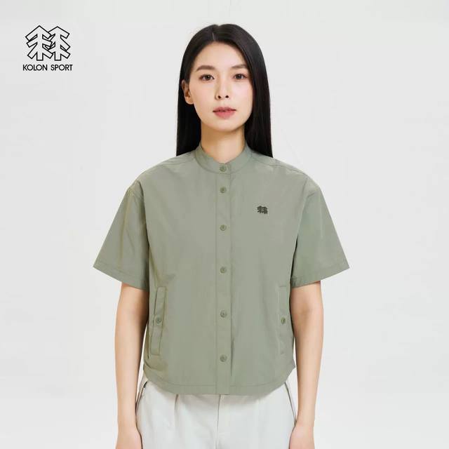 Details, new Kolon Sport for women, outdoor women's camping woven sports sunscre
