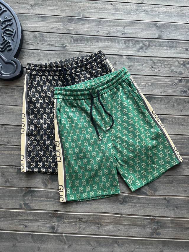 Gucci: Gucci 25Ss new double G full print jacquard ribbon shorts Recommended hig