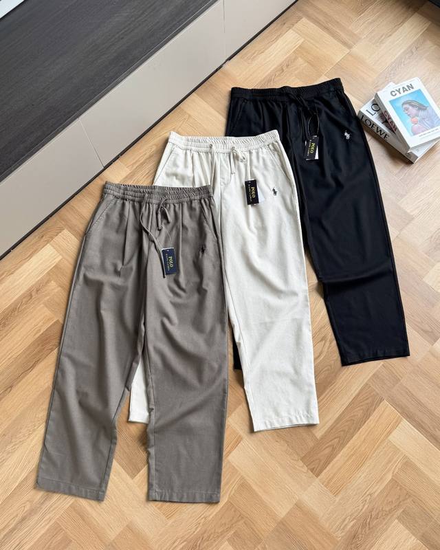 Exclusive Linen Pony Pants Available in: Black, Off-White, Olive Green Sizes: M