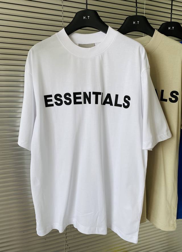 New arrival! Letters on the chest! Fog Fear Of God short-sleeved Essentials doub