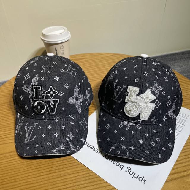 Lv hard top baseball cap