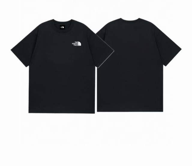The North Face 25Ss basic printed short-sleeved high version heavy-duty short-sl