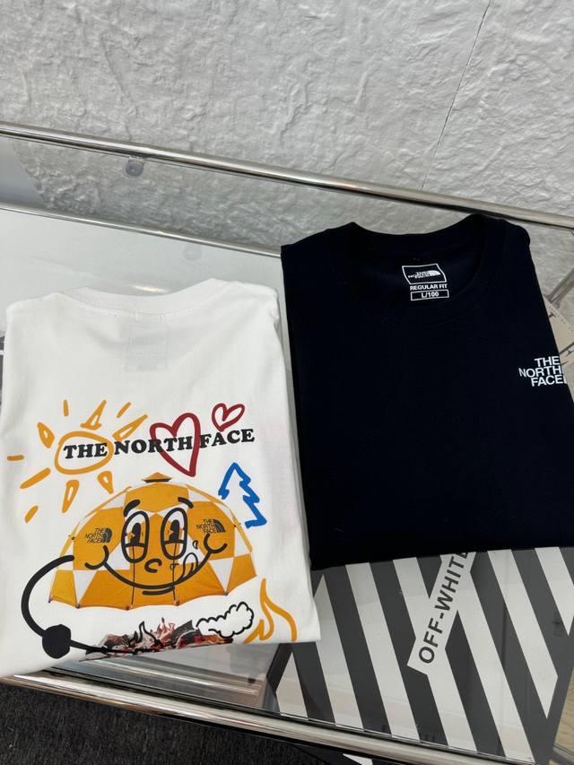 The North Face 25Ss Tnf Urban Outdoor Series Printed Men and Women Couple Round