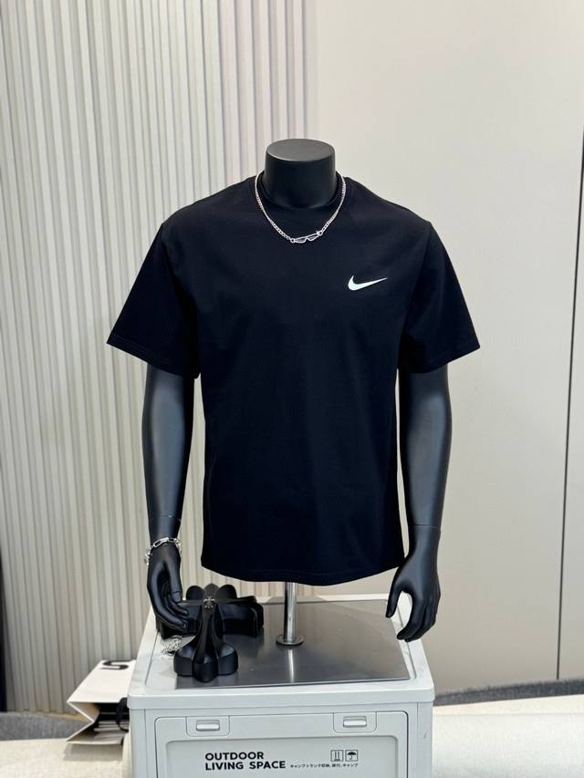 Nike Nk co-branded Stussy classic back print short-sleeved T-shirt for men and w