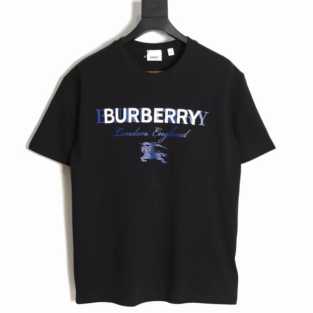 Burberry overlapping letter war horse print short-sleeved T-shirt B11 The same s