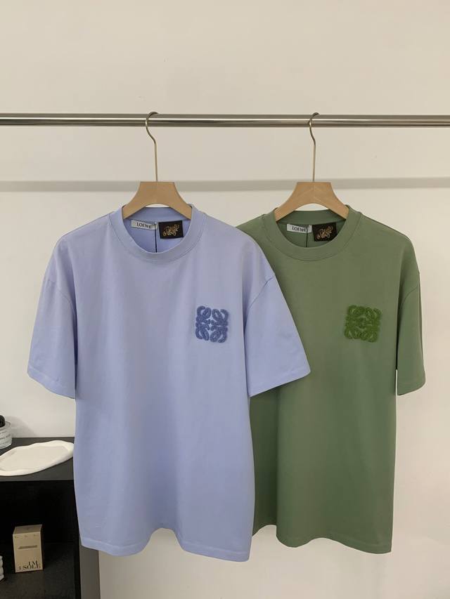 High quality, 2025 Loe*Epaulas limited series logo towel embroidered T-shirt, cl