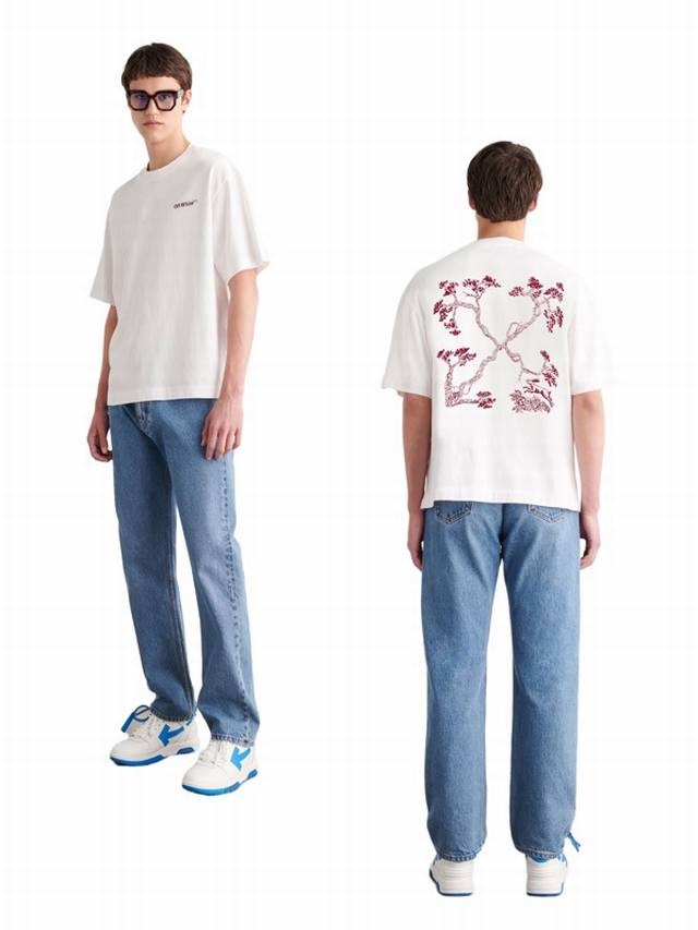 The latest spring and summer model Brand: Off-White Limited edition embroidered