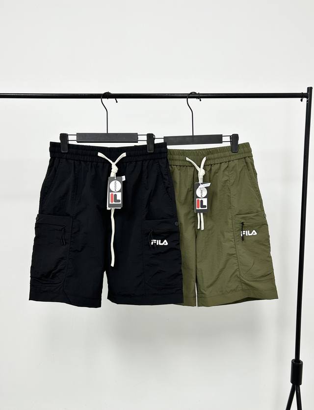 Fila Sports Casual Shorts Summer Workwear Sports Casual Skin-friendly Logo Short