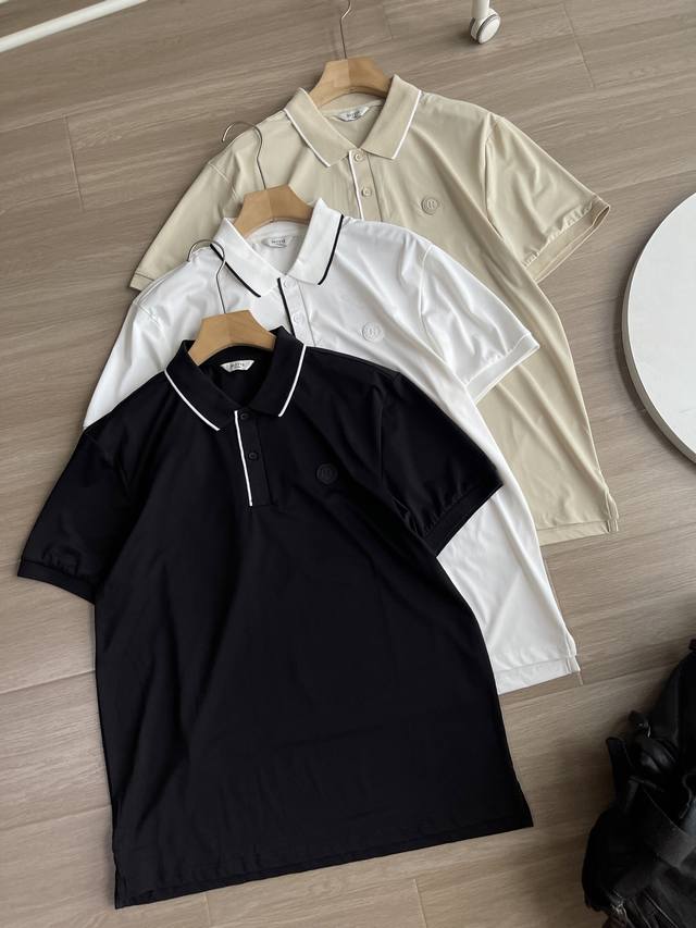 Same style as the mall Hazzys 2025 summer new collar contrast color Polo shirt s