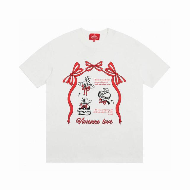Vivienne West Wood Queen Mother Vivian Saturn personality graffiti short sleeve