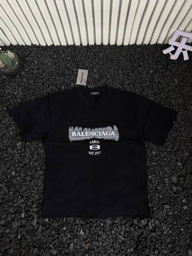 Balenciaga high quality American high street Gothic brand letter logo loose casu