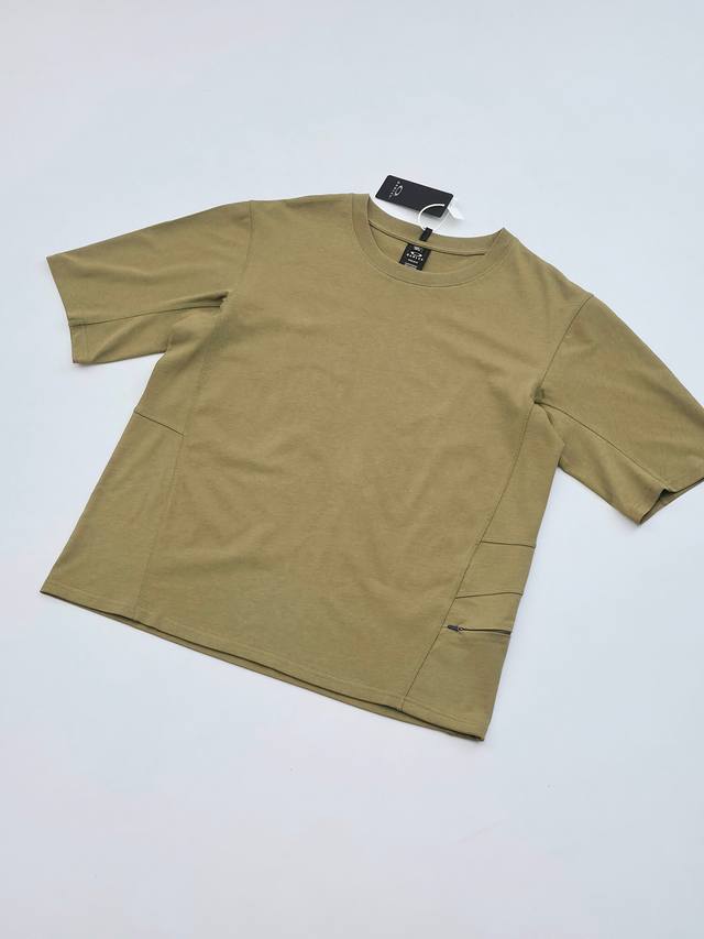 Oakley Japan Limited 3M reflective logo printed functional short-sleeved T-shirt