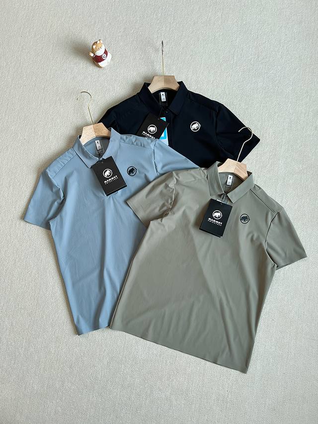 Mammut's high-end laminated ice silk Polo, unlocking a new summer dressing exper