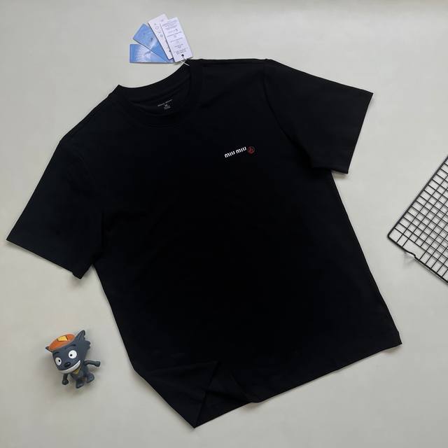 Miumiu25Ss summer quick-drying short sleeves! High-quality custom fabrics, light