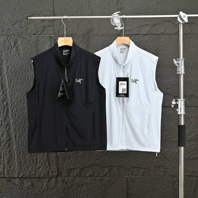 Arcteryx 25S summer new style ice-feeling stand-up collar, light and thin windpr