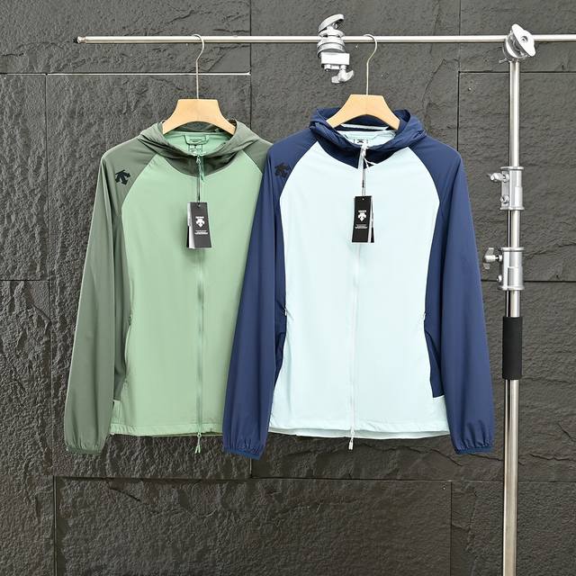 Descente sports casual hooded sunscreen skin coat is a ten-star recommended mode
