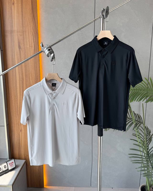 Kolon Sport Men's Seco Air Polo Shirt Antibacterial Sunscreen Upf70+ Moisture-wi