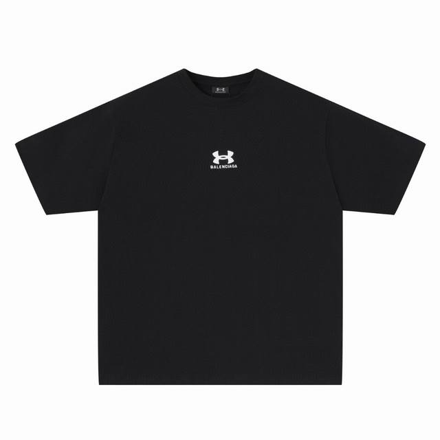 Top replica version Balenciaga Ua Under Armour co-branded embroidered round neck