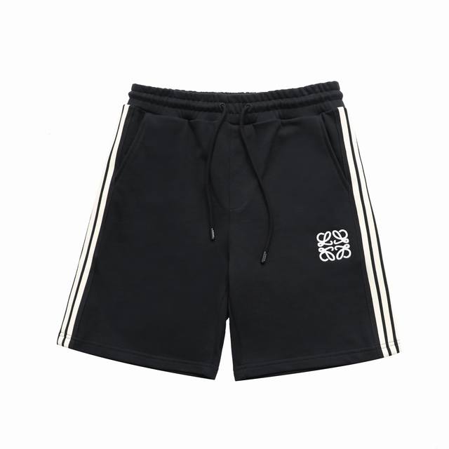 Top replica version Loewe's new ribbon embroidered casual shorts and shorts Mode