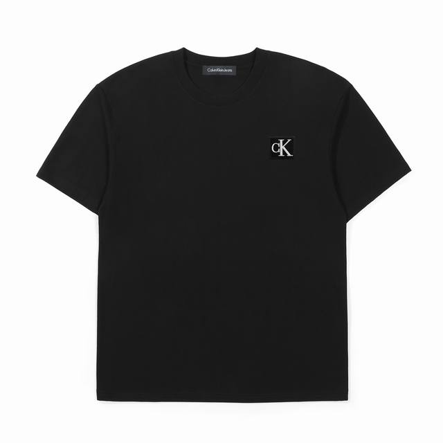 Calvin Klein Ck letter embroidered cotton short-sleeved T-shirt Customized main