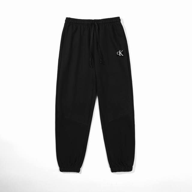 Calvin Klein Ck letter embroidered logo sweatpants Customized main label and aux
