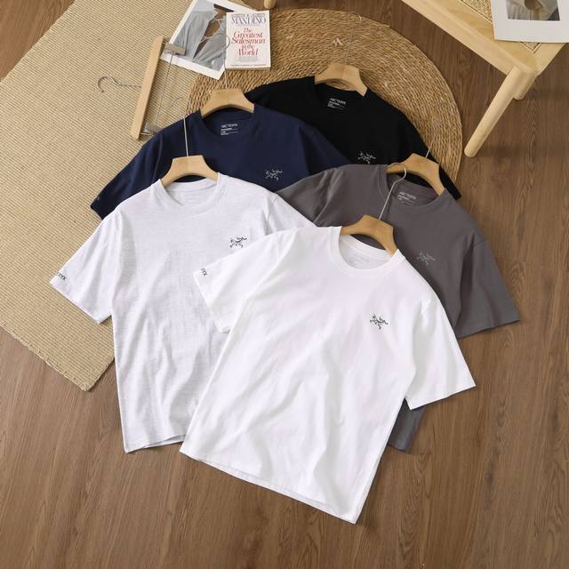 Arc'teryx new summer 260G round neck slightly dropped shoulder pure cotton daily