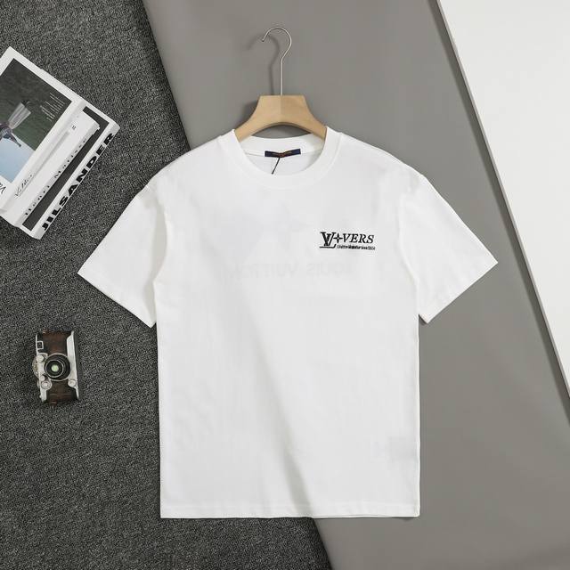 Top replica version Louis Vuitton Lv 25Ss early spring new short-sleeved toothbr