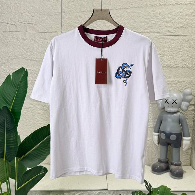Gucci Snake Year Limited Edition Unisex Short-sleeved Loose Casual Round Neck T-