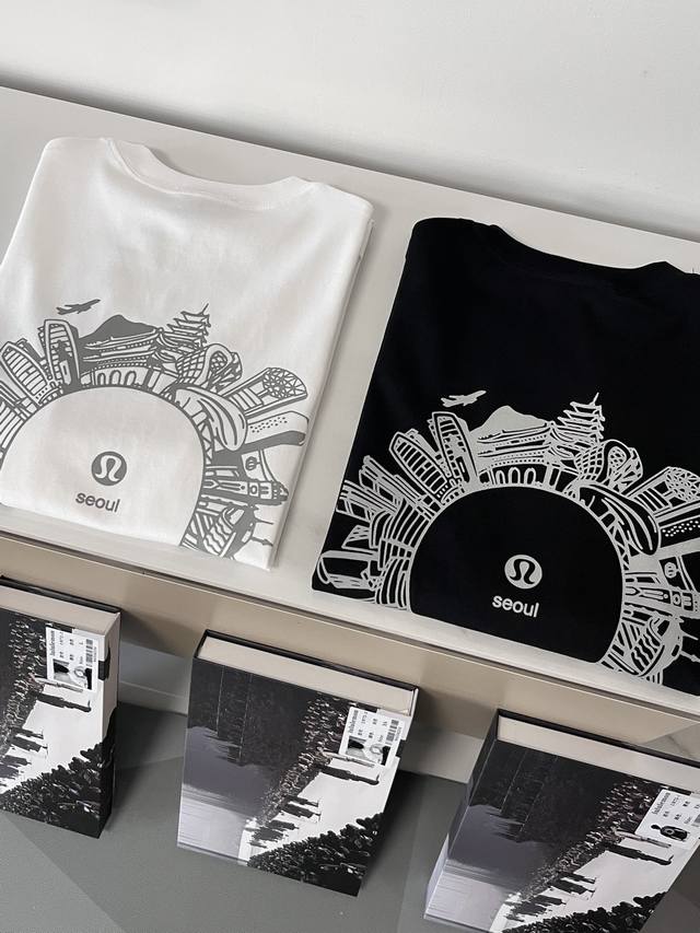 High quality boxed short-sleeved 2025Ss spring and summer Lululemon city limited