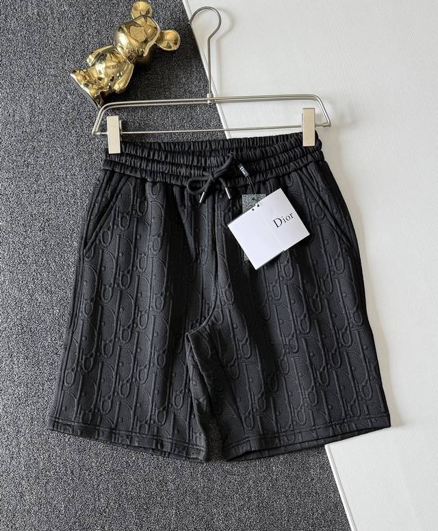 High quality Dior 3D embossed shorts! exclusive new product, customized embossin