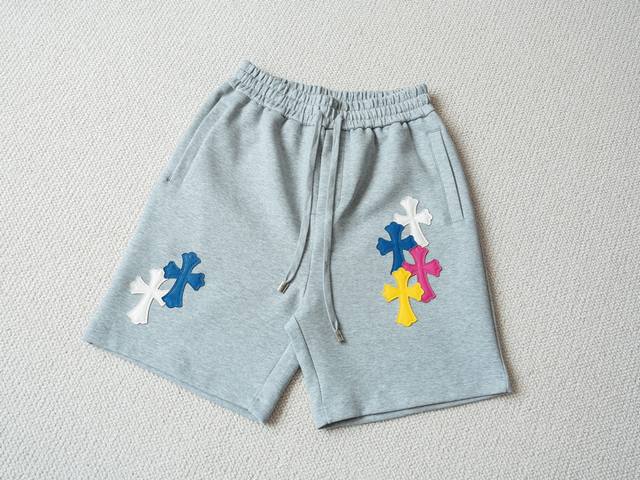 Chrome Hearts 25S S Colorful Multi-Cross Leather Cotton Shorts Shorts Item No.: