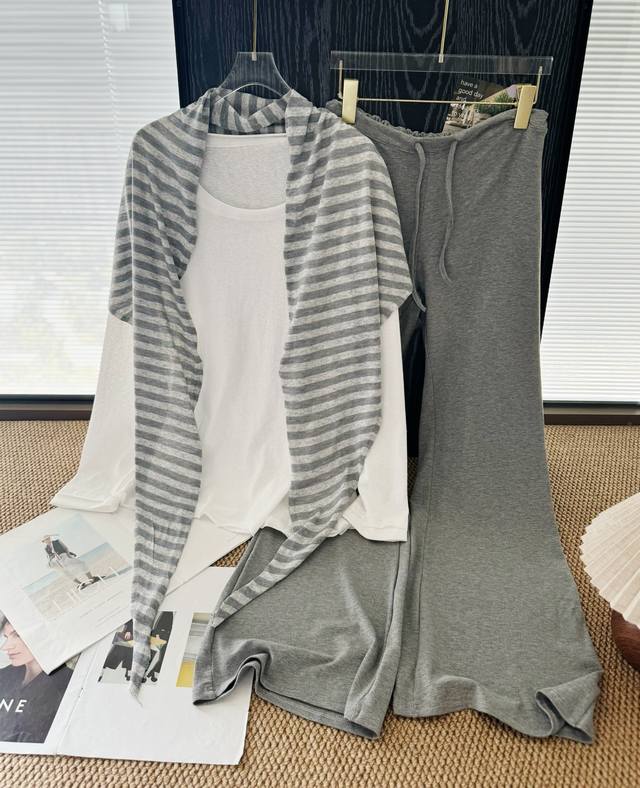 Price P: Product name: Designer gray lazy loose shawl trousers three-piece suit