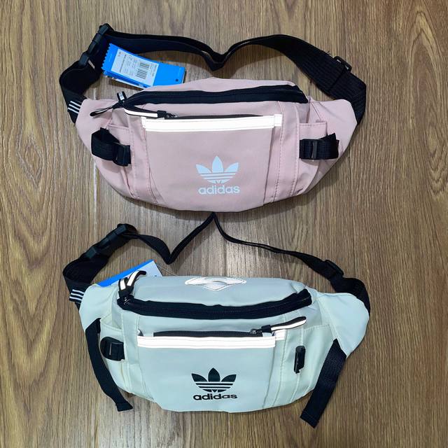 Adidas Adidas clover 3M reflective strip multifunctional sports leisure waist ba