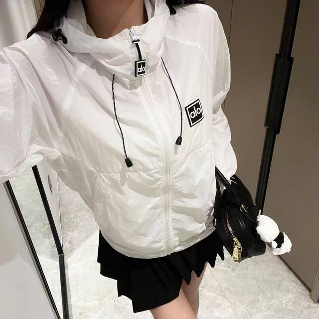 New arrival Alo 25Ss hooded sun protection jacket The college style is really go