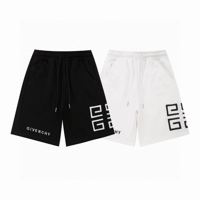 Givenchy 2025Ss three-dimensional embroidery casual couple loose cotton terry sh
