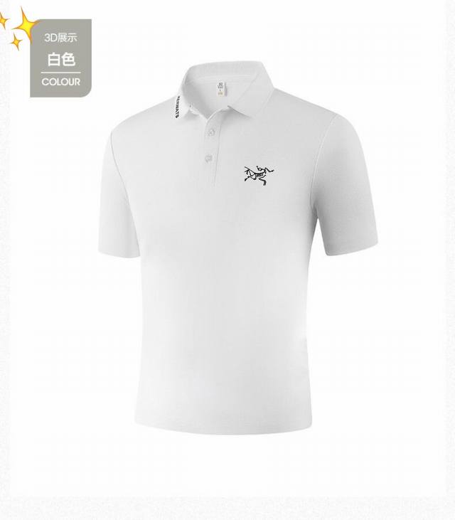 for Arctertx Arc'teryx summer new cotton short-sleeved T-shirt men's Polo shirt