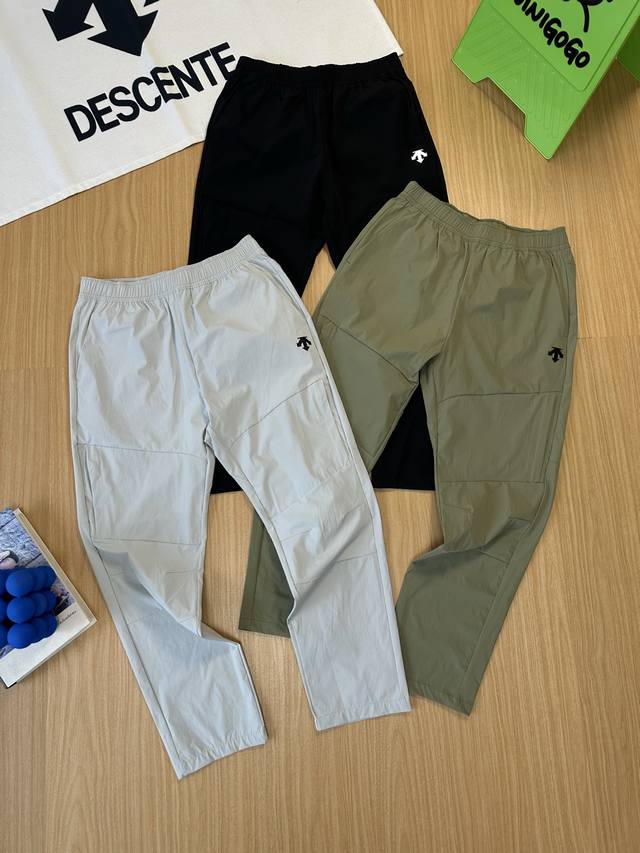 for Descente Unisex Solid Color American Running Training Quick Dry Lace-up B 4