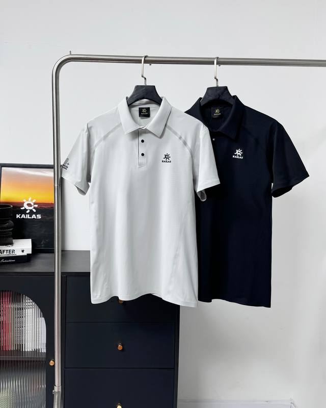 for High-end quality seamless glue Kailas short-sleeved Polo shirt moisture abso