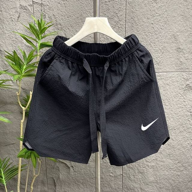 Nike summer men's neutral style seersucker versatile casual shorts couple fashio