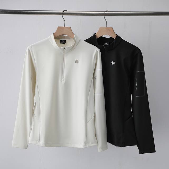 Top original Kolon Sport half-zipper women's sports quick-drying stand-up collar