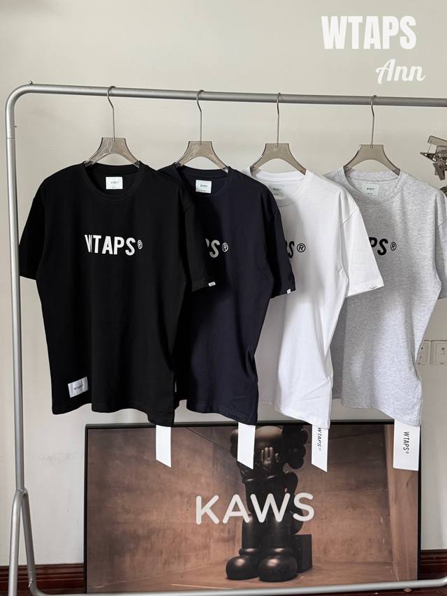 New product synchronized with Wtaps classic large letter short-sleeved shirt | P