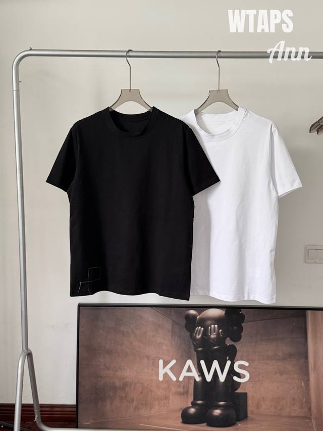 Fashion heavyweight Wtaps Sacai large letter print short-sleeves