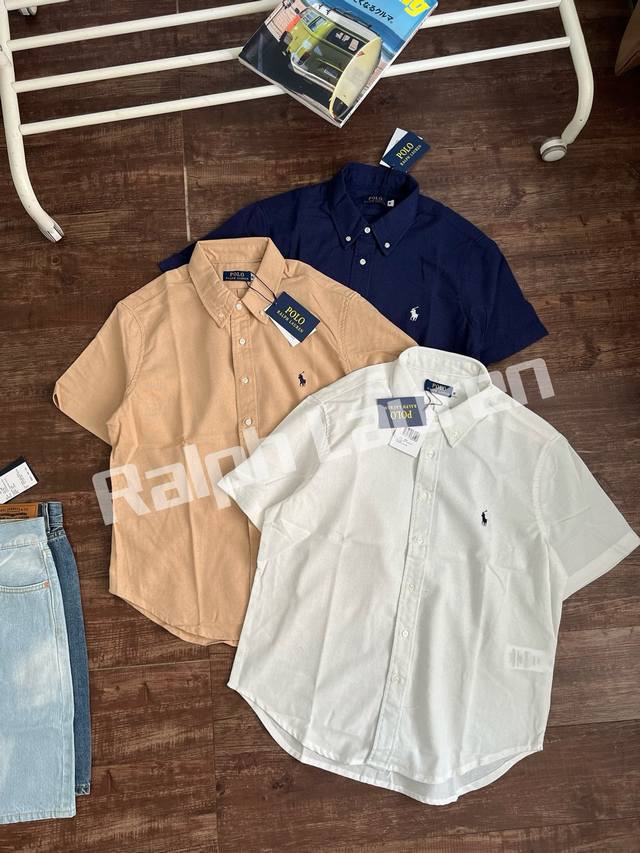 Hot item warning Ralph Lauren linen pony short-sleeved shirt