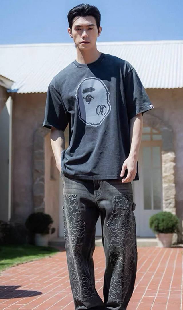 Bape ape head short sleeve #